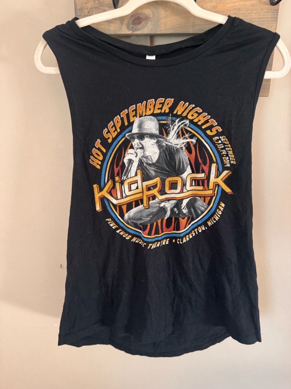 Kid Rock ‘Hot September Nights' Black Graphic Tank